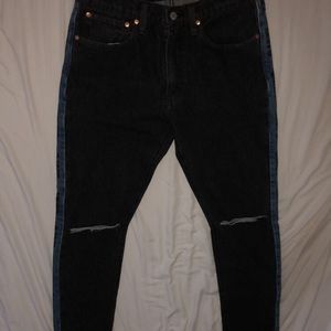 Levi’s Black and Denim Jeans